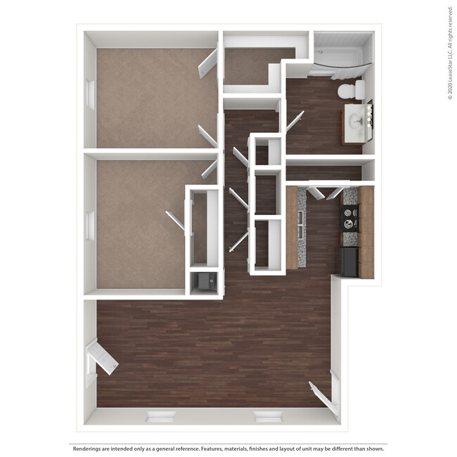 Floorplan - Castle Terrace Apartments