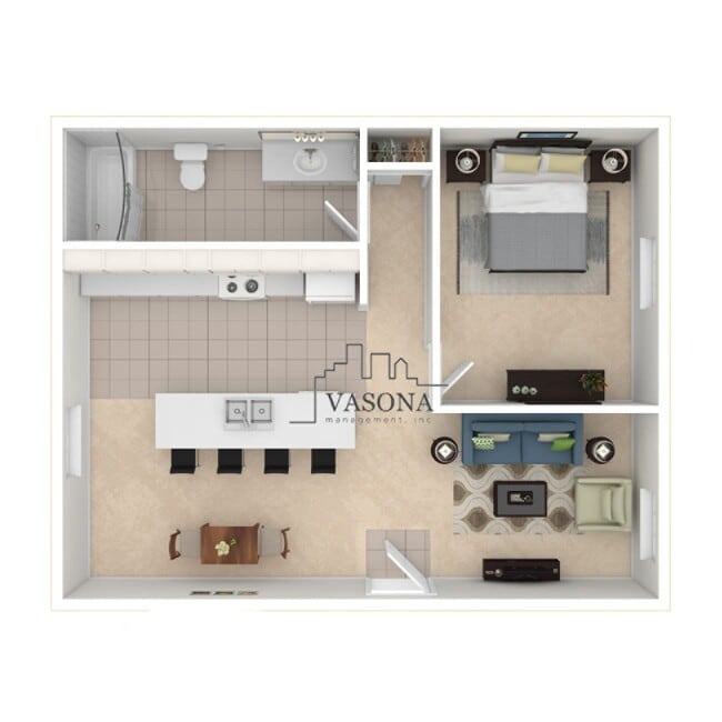 Floorplan - St Moritz Apartments