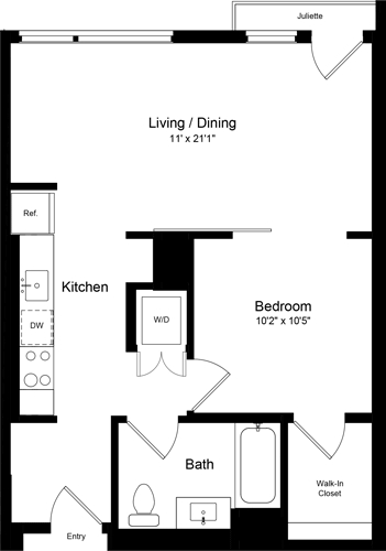 Floorplan - One Henry Adams