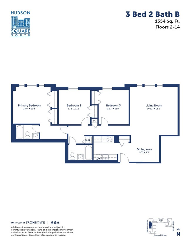 Floorplan - Hudson Square South