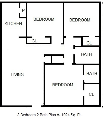 Plan A - Palomino Place Apartments