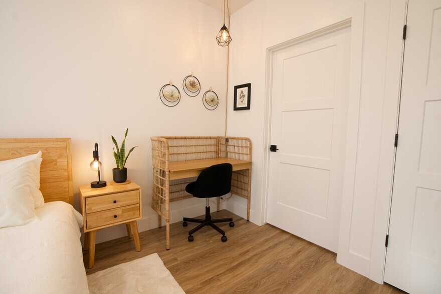 Primary bedroom desk and workspace - 525 N 1st St