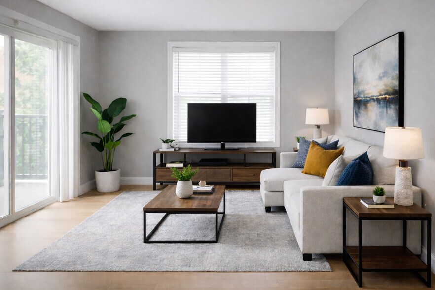 Suite B Livng room sample - Clock Tower Square