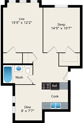 Floorplan - Reside at 823