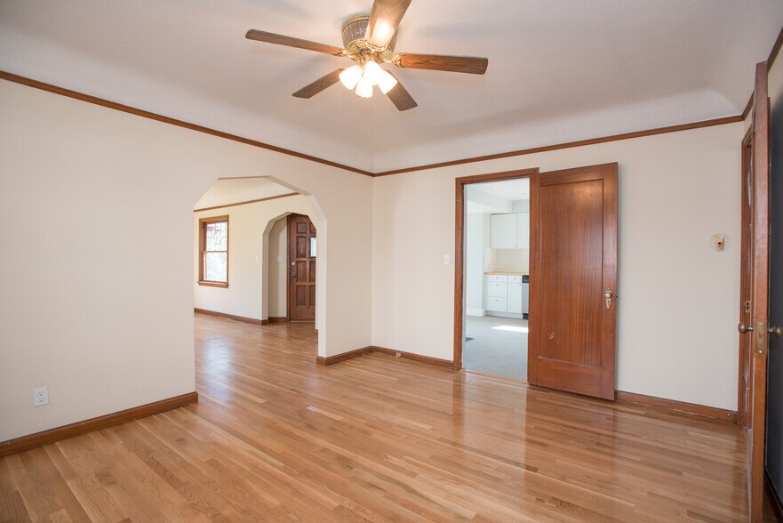 Dining room looking into living room and kitchen - 2628 Northeast Ainsworth Street