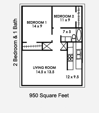 Floorplan - Bella Vista Apartments