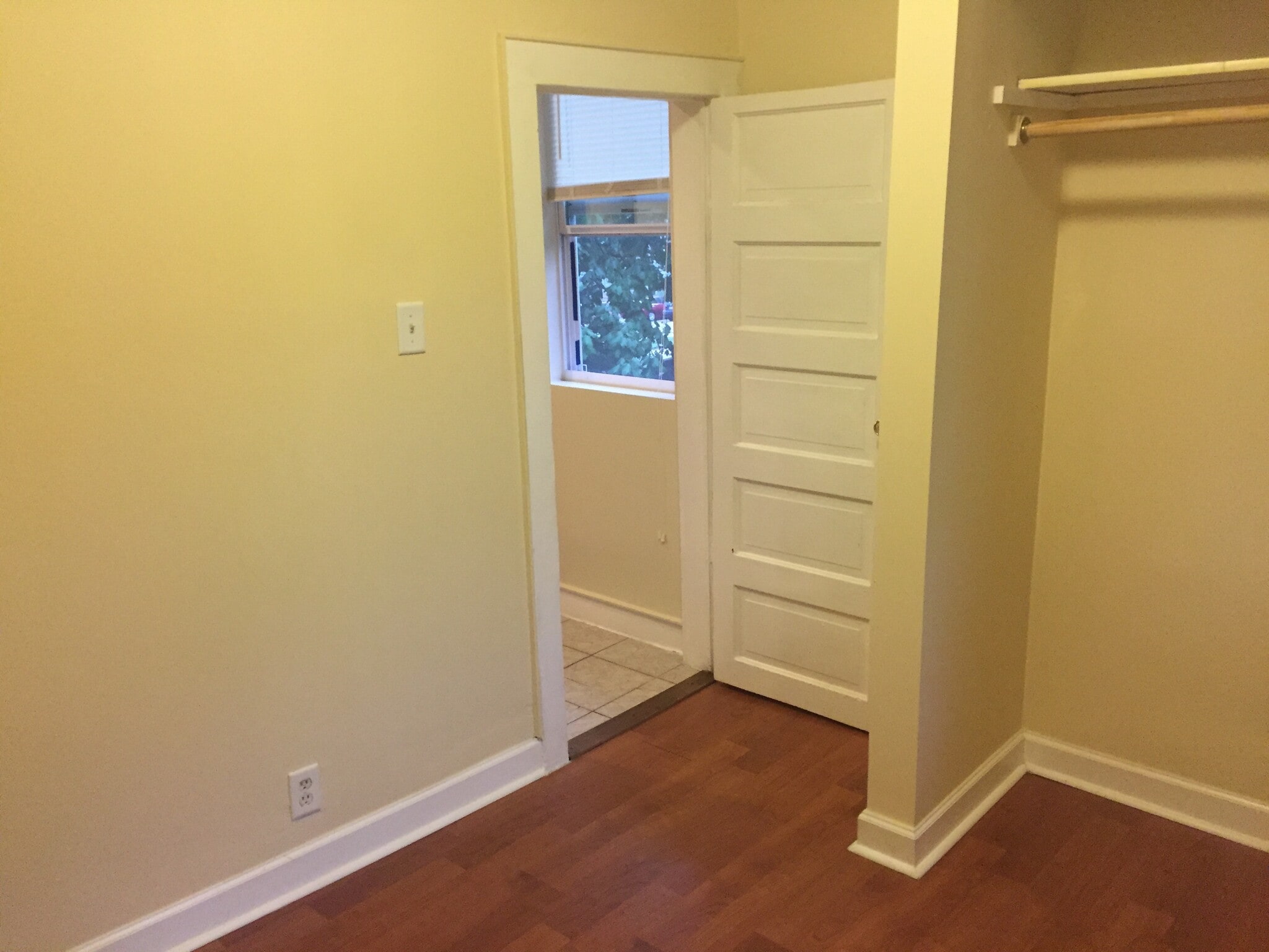 Bedroom looking into kitchen - 357 College Ave
