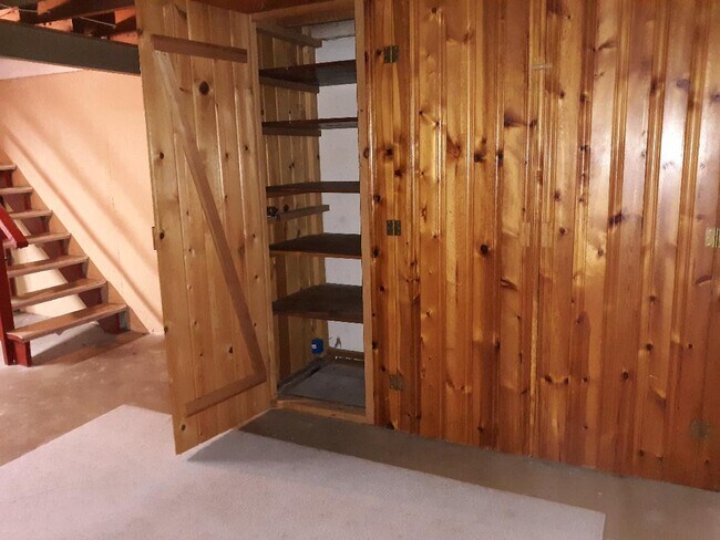 Storage in Basement. Cedar Closets - 1125 Walker Ave