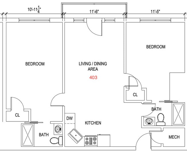 Floorplan - Columbia Flats