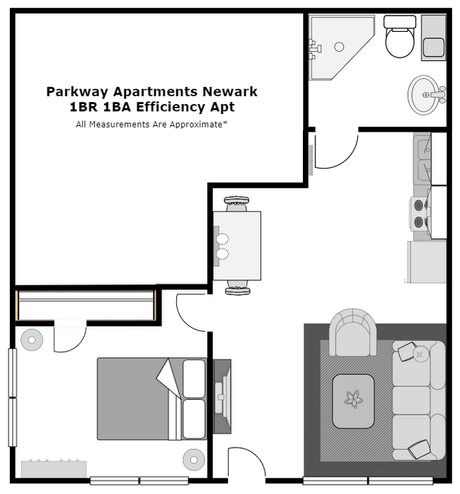 Floorplan - Parkside Apartments