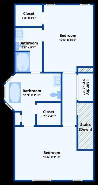 Upstairs Map - 5034 Laurel Bridge Dr SE