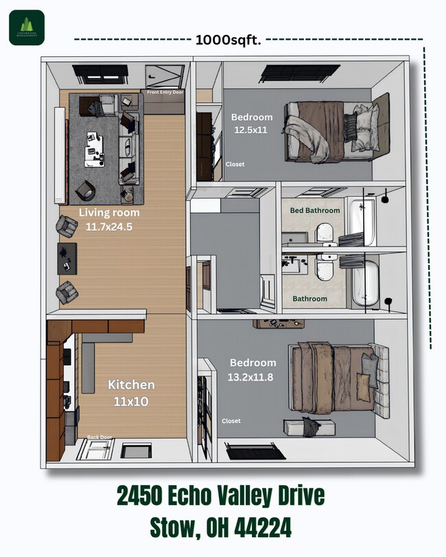 Building Photo - Cedarwood Apartments- 2 Bedroom 2 Bathroom
