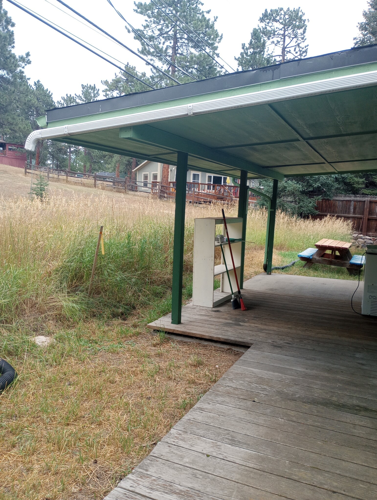 Back porch - 28057 Knowles Rd