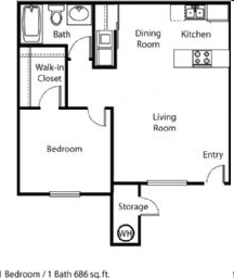 1BR/1BA - District 5800 Apartment Homes