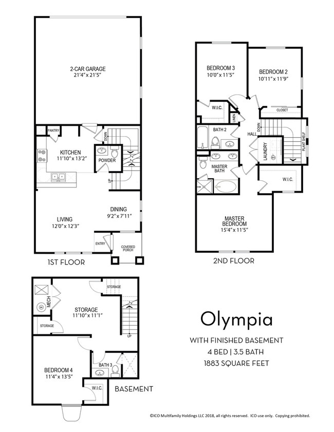 Olympia with Finished Basement - Jordan View Towns