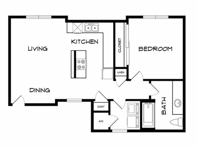 Floorplan - Ensign Apartments in the Heart of Ennis, Texas