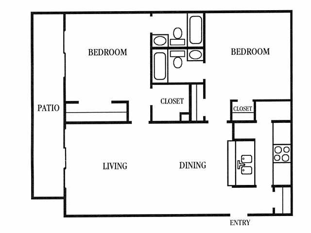 2BR/2BA - Meyer Oaks