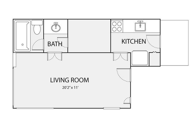 Floorplan - Oak Park Apartments