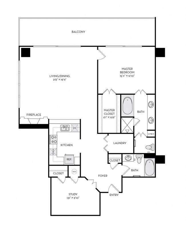 Floorplan - The Heights at Park Lane