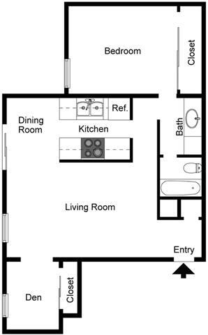 Floorplan - Canyon Pines Apartments