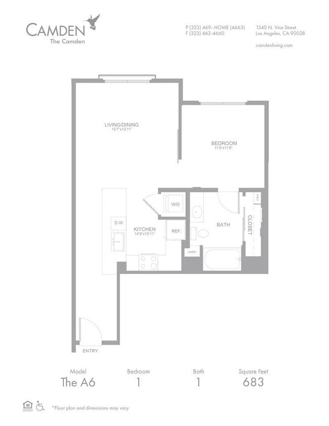 Floorplan - Camden Washingtonian