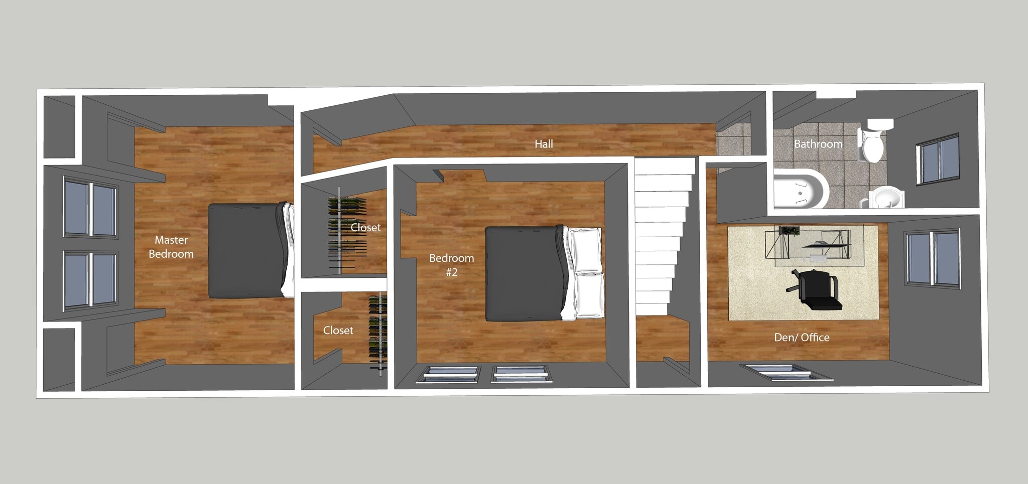 2nd floor plan - 227 Fulton St