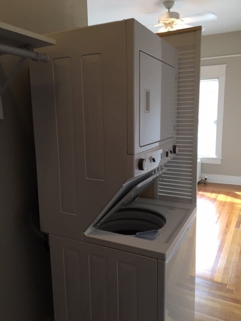 In-unit stack washer and dryer - 219 5th St
