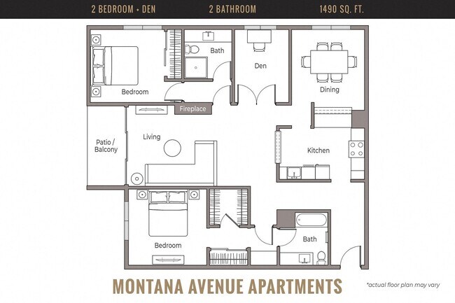 Floorplan - Montana Avenue