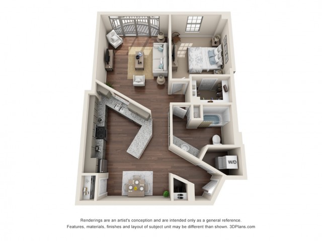 Floorplan - Village Center Apartments