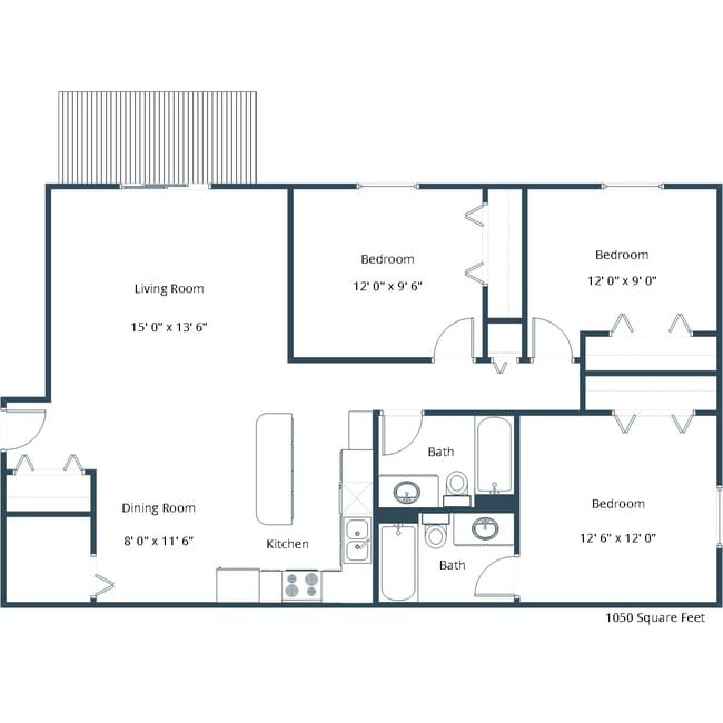 Floorplan - Ashbury Apartment Community
