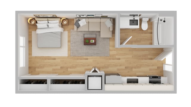 Studio Apartment at Arts Plaza - Arts Plaza