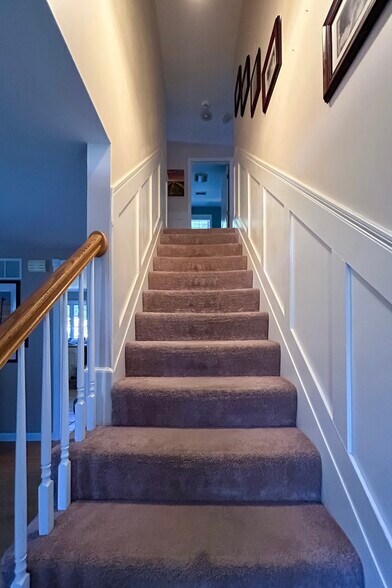 Stairway to second floor - 278 Harrison St