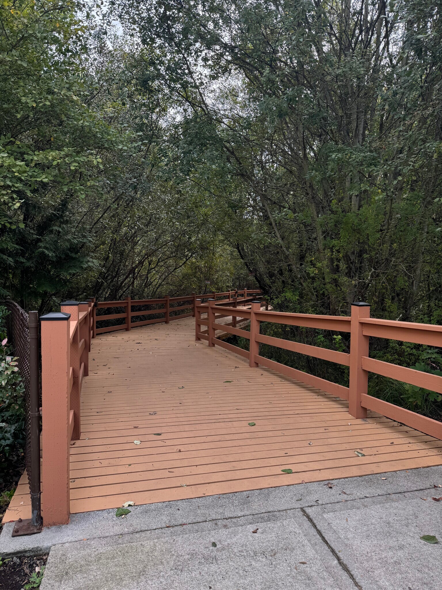 Bridge crossing to street parking - 730 NW 185th Ave