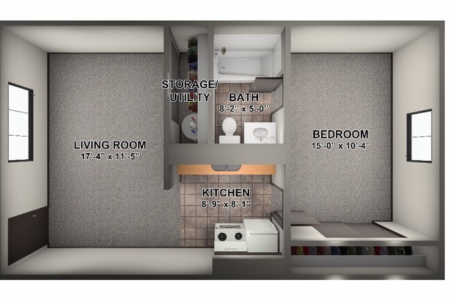 1 br apartment - Kenmore Apartments and Townhomes
