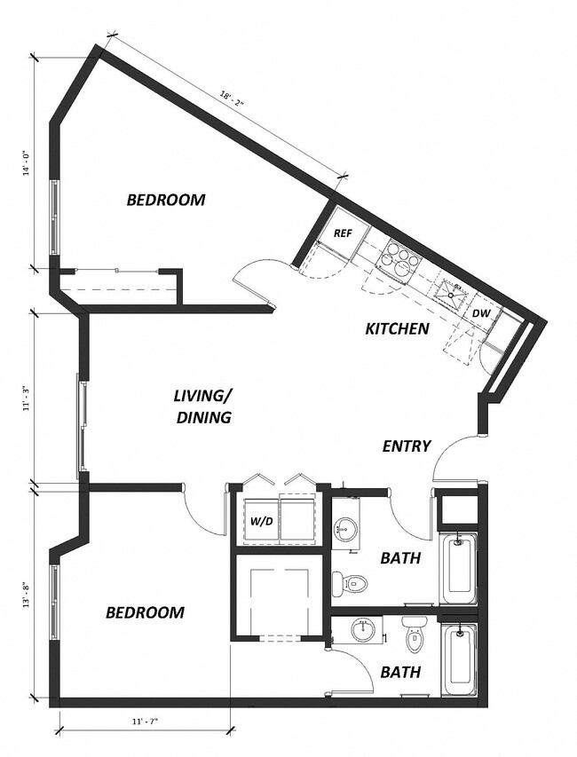 Floorplan - AVIVA Apartments