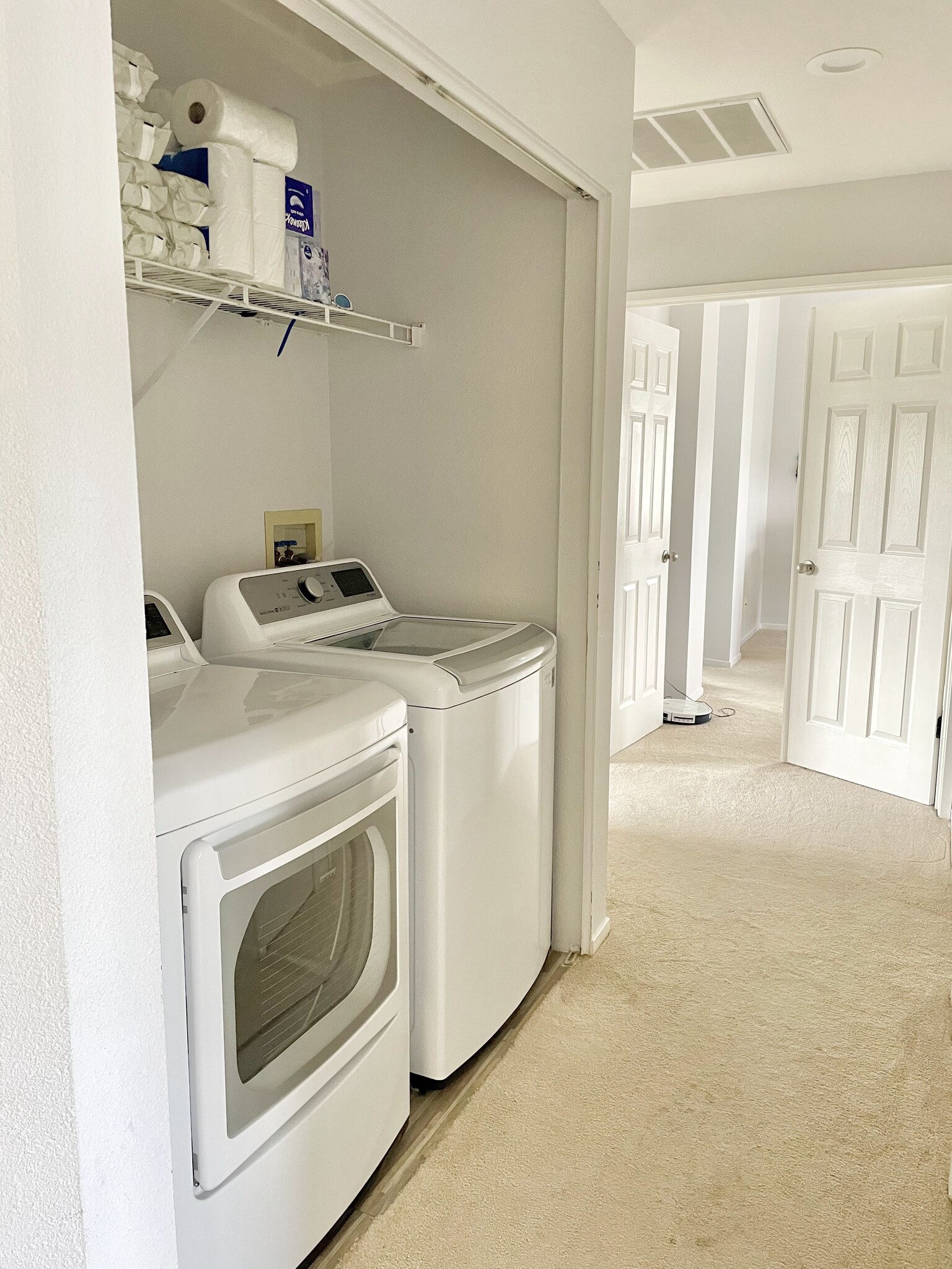 Washer/Dryer Upstairs - 25521 Conley Downs Dr