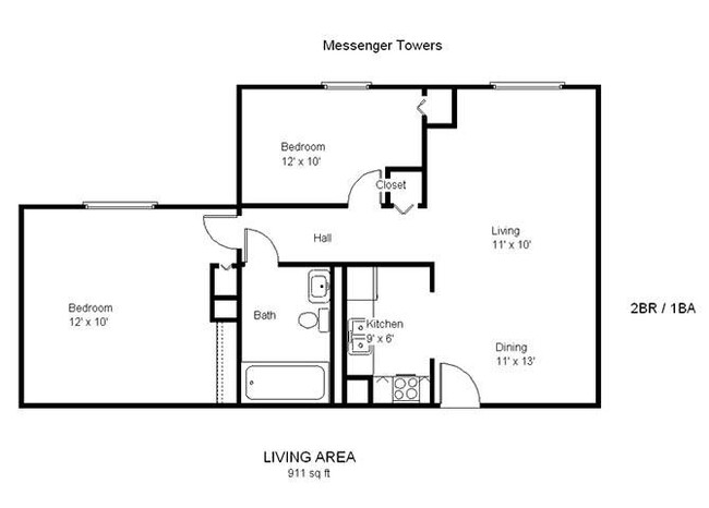 Floorplan - Messenger Towers