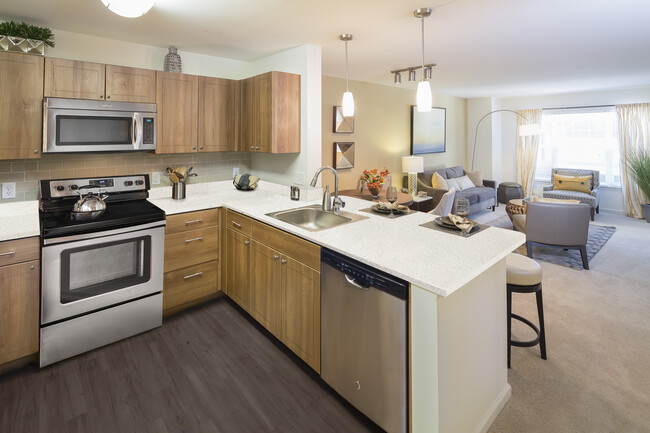 Kitchen and Living Room - Avalon Bear Hill