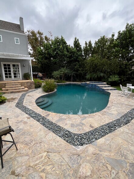 Pool area - 737 S Tremaine Ave