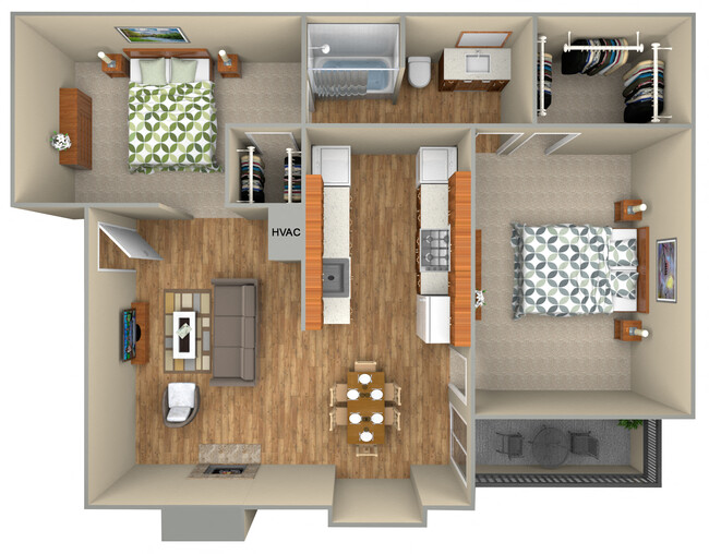 Floorplan - Sugar Tree Apartment Homes