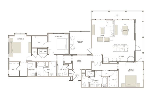 C2 floor plan WaterWalk at Shelter Cove Towne Centre - WaterWalk at Shelter Cove Towne Centre