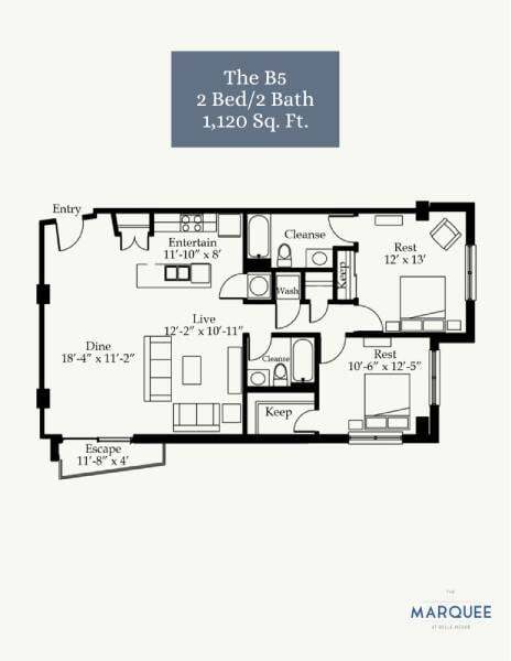 Floorplan - Marquee at Belle Meade