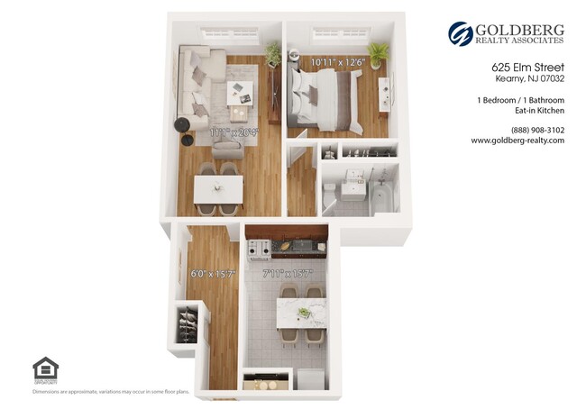 Floorplan - 625 Elm Street Apartments