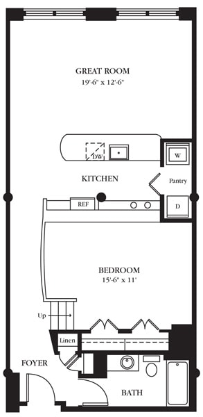 AC-C_1Bed_1Bath_865 Sq Ft - American Cigar