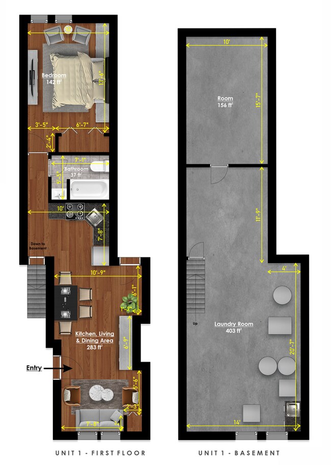 Building Photo - Beautiful 1bd with private backyard in gre...