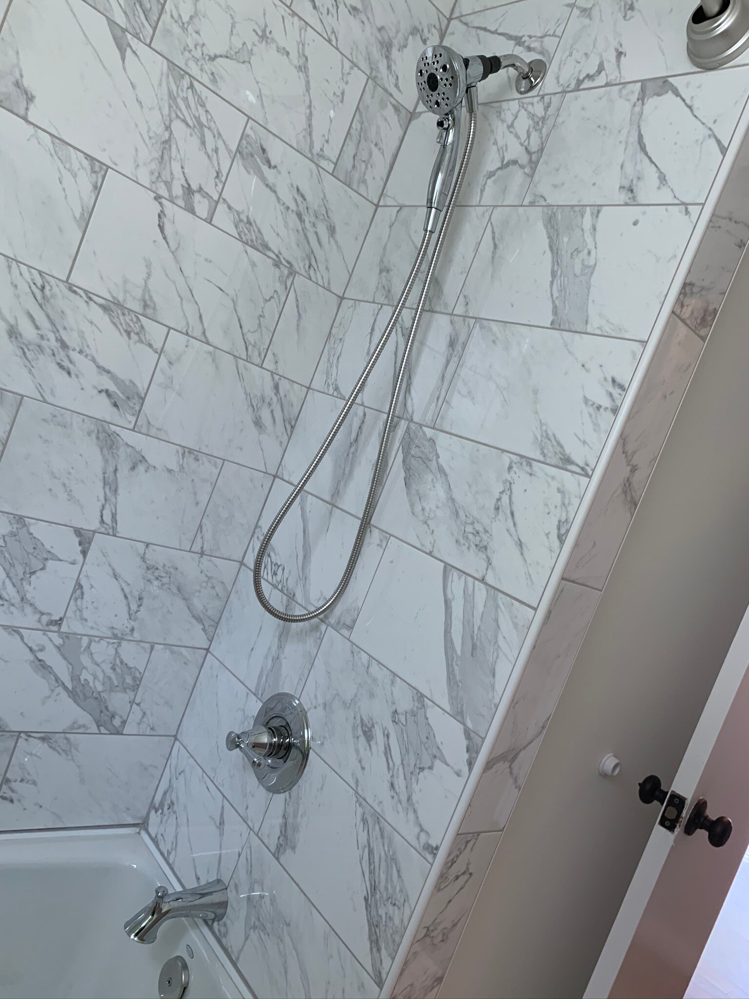 Shower - new tile - 406 2nd Ave W