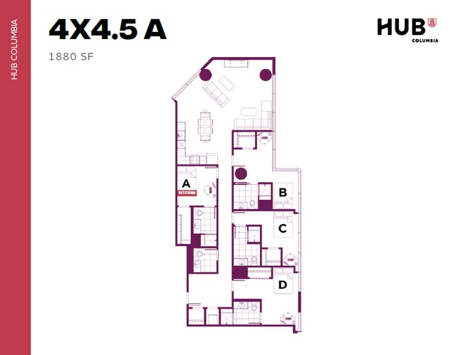 4x4.5 A - Hub Columbia