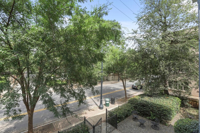 Porch view of 14th Street and Piedmont Park 14th Street entrance - 259 14th St NE