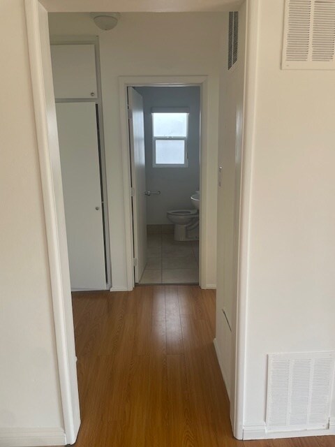 Hallway with multiple closets - 5462 Barton Ave