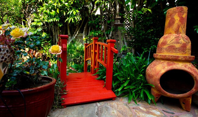 Monet Bridge in Garden - 848 17th St